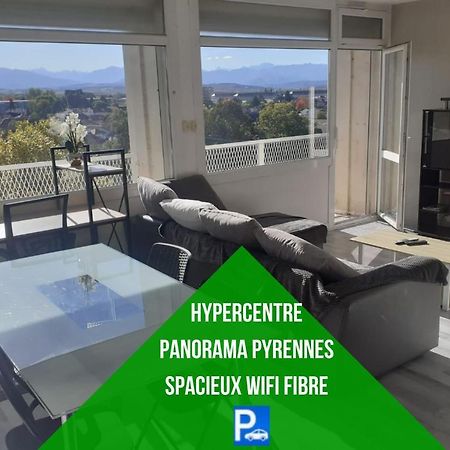 Cap Sud - 53M2- Vue Pyrenees- Hypercentre-Parking -Wifi Fibre Appartement Tarbes Buitenkant foto