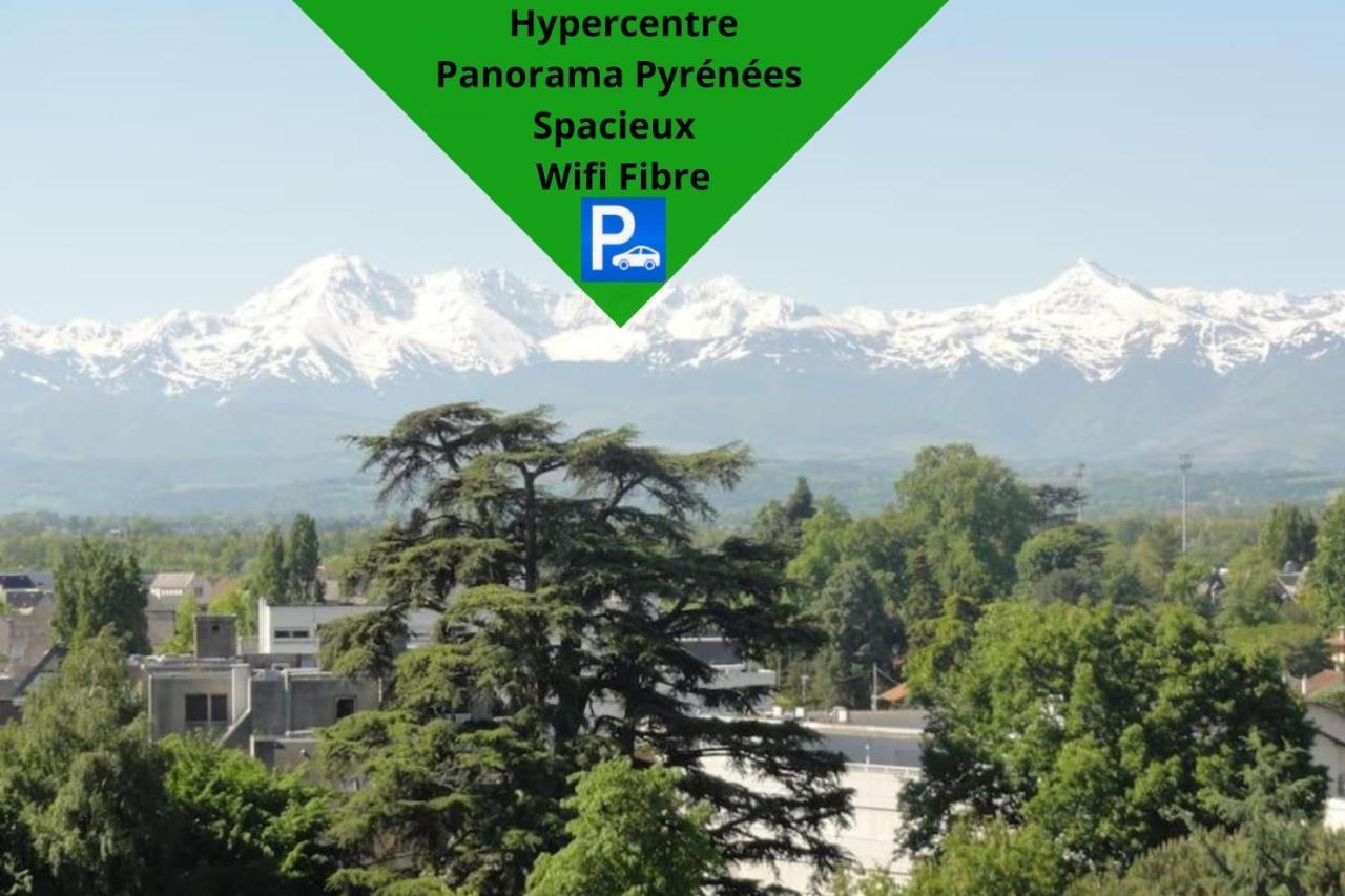 Cap Sud - 53M2- Vue Pyrenees- Hypercentre-Parking -Wifi Fibre Appartement Tarbes Buitenkant foto